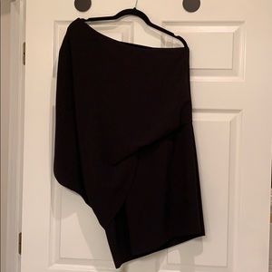 Halston One-Shoulder Asymmetrical Dress- Size 8